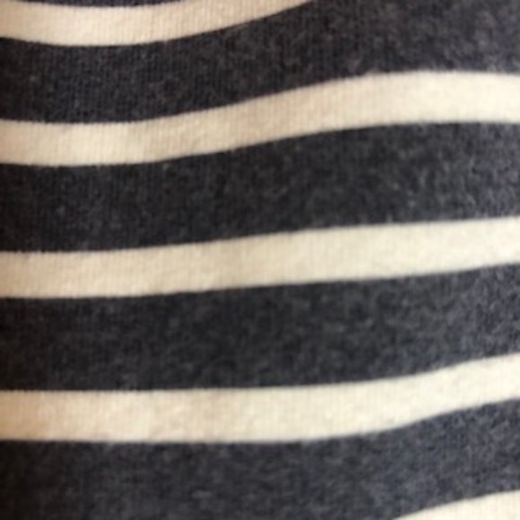 American Eagle Tank with Skater Skirt  Gray and White Striped Sundress - Picture 5 of 7